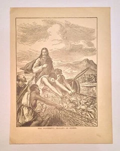 Antiguo libro de historias de madres del Nuevo Testamento impreso 1908 maravilloso dibujo - Imagen 1 de 1
