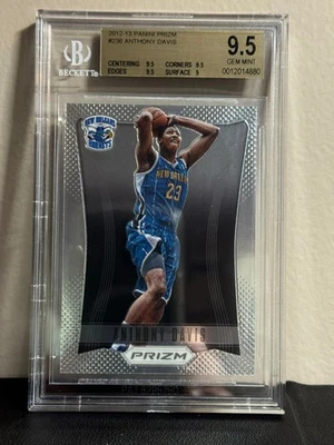ANTHONY DAVIS 2012-13 PANINI PRIZM # 236 RC CARTÃO DE NOVATO - BGS 9.5 - Imagem 1 de 2