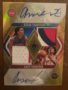 Parche de novato Panini Phoenix Amen Ausar Thompson Gold 1/10 2023 automático RC RPA - Imagen 1 de 2