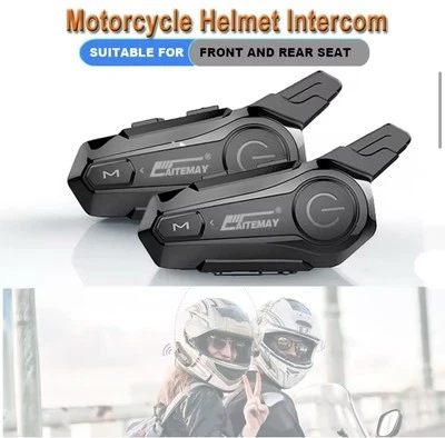 Coppia Interfoni Bluetooth Moto Scooter Nuovo - Immagine 1 di 4