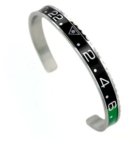 Men’s Bezel Style Bangle Bracelet Watch Collectors - Picture 1 of 1