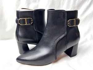 Botines de cuero Ettie clásicos modernos negros Cole Haan W22315 talla 6,5 para mujer - Imagen 1 de 9