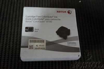 New Sealed Box Genuine OEM Xerox 108R00994 Black Ink 108R994 ColorQube 8700 - Image 1 of 3