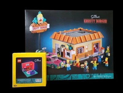 LEGO x The Simpsons: Krusty Burger (10352) + Living Room Set (5009325)  - Image 1 of 4