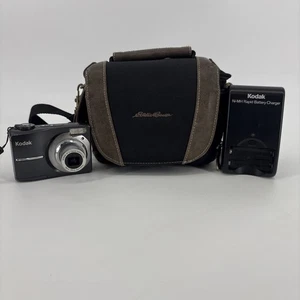 Kodak EasyShare C613 6.0MP Compact Digital Camera Black With Carry Case Works - Picture 1 of 11