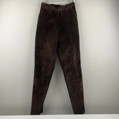 Vintage Double D Ranch Wear Pants Size 10 Pig Suede Cowgirl Western Made In USA - Image 1 of 4