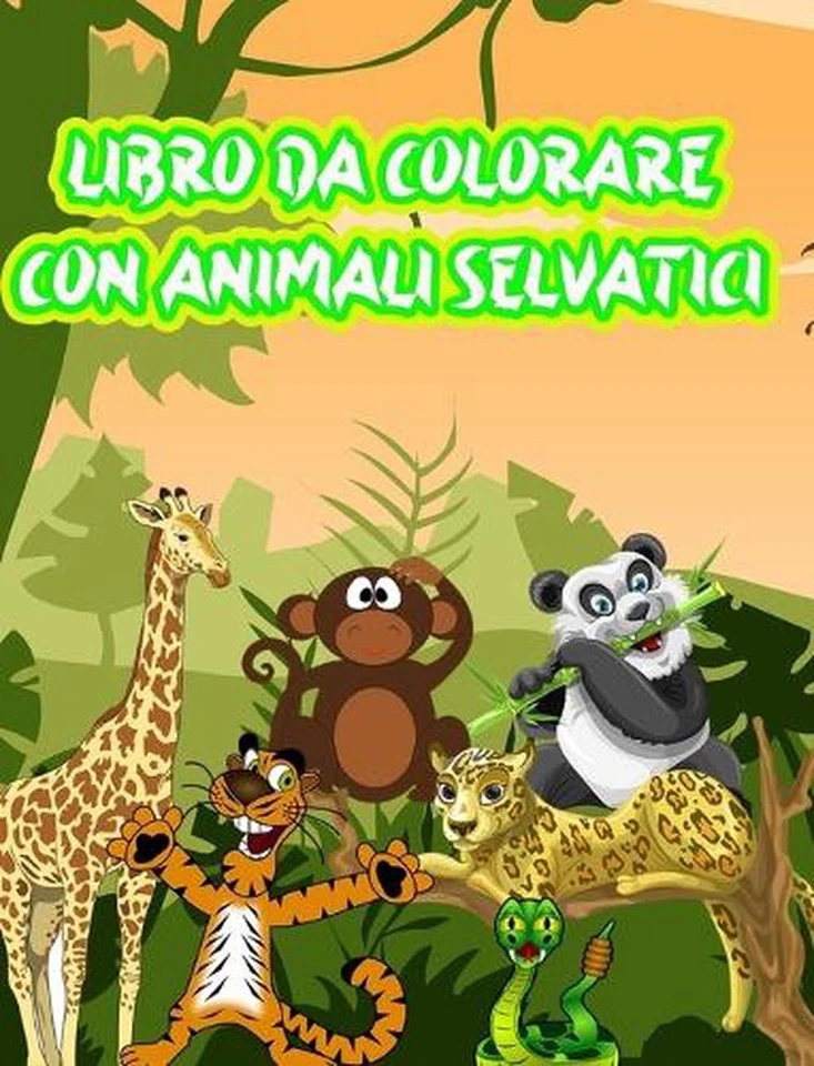 Libro da Colorare con Animali Selvatici: Il miglior libro da colorare con animal - Image 1 of 1