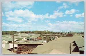 Postkarte Luftaufnahme der Lancaster Stock Yards in Lancaster, PA. - Bild 1 von 2