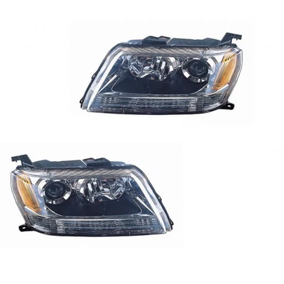 Par de faros para Suzuki Grand Vitara 2006 07 2008 pasajero y conductor CAPA Foto 1 de 4