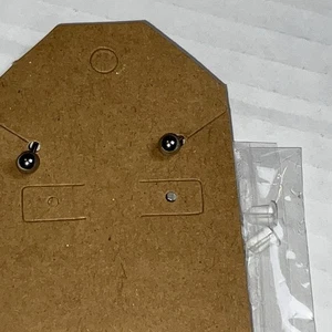 Stainless Steel Golden Ball Stud Hypoallergenic Surgical, Sensitive Earrings New - Picture 1 of 24