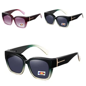 Polarised Mens Womens Vintage Polarized UV Protection Large Fit Over Sunglasses - Picture 1 of 13