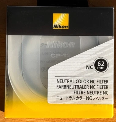Nikon Neutral Color NC Filter 62 mm NEW - Image 1 of 2