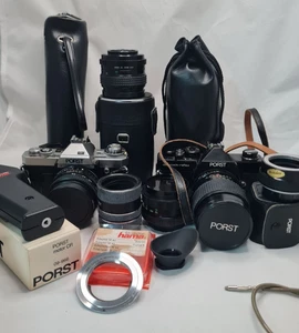 PORST CR3 mit Compact Reflex Sammler Kamera Paket +Objektive 1.6/50 | 2.8/35 - Bild 1 von 21