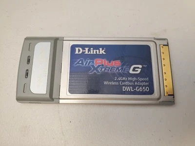 Adaptador Cardbus Inalámbrico de Alta Velocidad D-Link AirPlus Xtreme G 2.4GHz DWL-G650 Foto 1 de 2