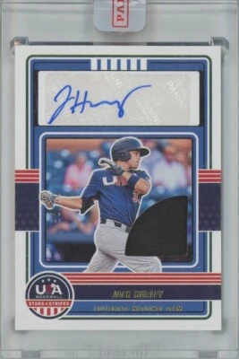 2023 Panini USA Stars & Stripes Jack Hurley Redemption Patch Auto /25 #CNTS-JH - Image 1 of 2
