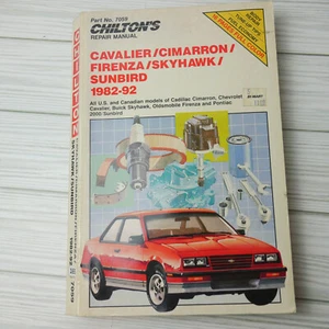 Manual de reparación automotriz Chilton 7059 Cavalier Sunbird Skyhawk Cimar 1982-92 - Imagen 1 de 6