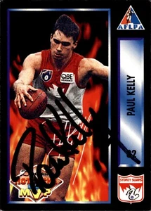 Signed 1994 Sydney Swans AFL Dynamic Team MVP Card - Paul Kelly - Picture 1 of 3