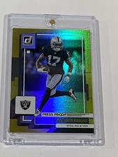 Davante Adams RARE GOLD REFRACTOR INVESTMENT CARD SSP PANINI RAIDERS MINT