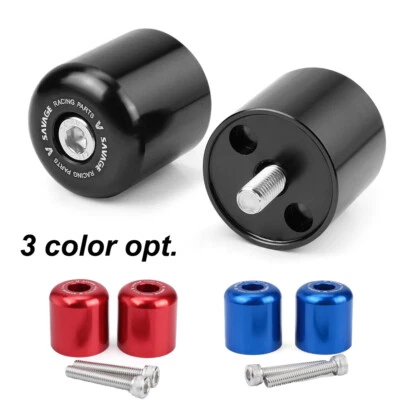 Motorcycle Hand Grips Handlebar Bar Ends Cap For Suzuki GSX-R 600/750 GSX-R 1000 - image 1 of 4