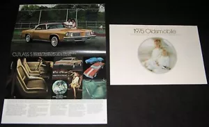 FOLLETO DEL DISTRIBUIDOR 1975 OLDSMOBILE CUTLASS DELTA TORONADO OMEGA DELTA 88 CRUISER - Imagen 1 de 1