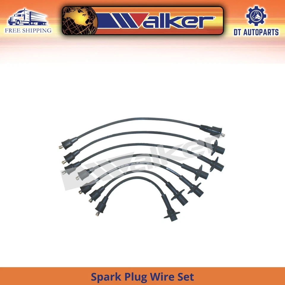 For 1974 Dodge CB300 3.7L L6 Spark Plug Wire Set Walker - Image 1 of 1