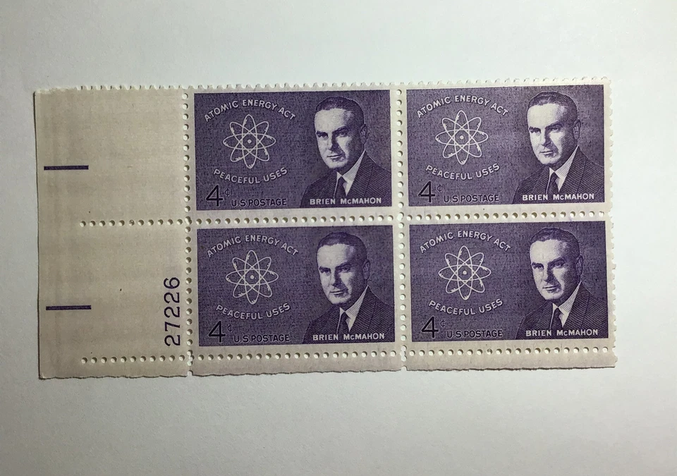 US 4 Cent Atomic Energy Act 1962, Scott #1200, Block Of 4 Stamps, VF/MNH. - Image 1 of 1