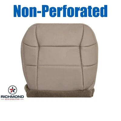 2001 Lincoln Navigator -Capa de assento de couro de substituição inferior lateral do motorista bronzeado - Imagem 1 de 4