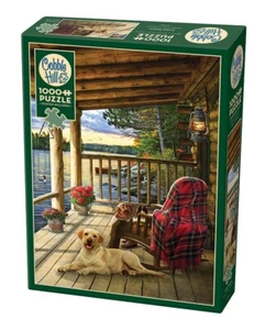 Cabin Porch 1000pc Jigsaw Puzzle by Cobble Hill - Bild 1 von 7