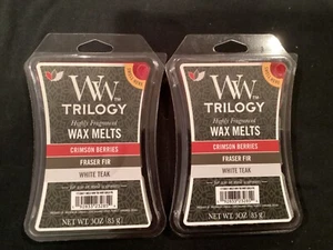 WoodWick Holiday Scents Trilogy Highly Fragranced Wax Melts 3oz, 6-Pack Lot of 2 - Picture 1 of 3