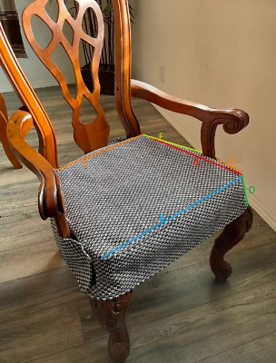 Set of Two Made to fit Any Dining Chairs with The arms or Without The arms  - Изображение 1 из 4