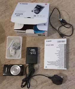 CANON IXUS 185 digital CAMERA IRISTA original box+ acceccessories FREE UK POST - Picture 1 of 3