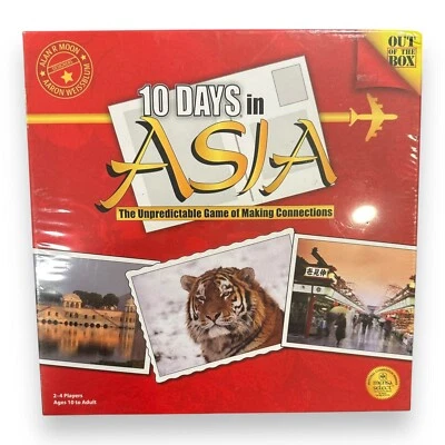 10 Days in Asia Board Game  OTB 1013 Out of the Box Games Unopened Brand New - Image 1 of 4