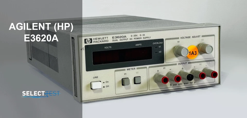 AGILENT (HP) E3620A POWER SUPPLY (DUAL) 25 VOLTS, 1 AMP 50W **LOOK** (REF: 172N) - Image 1 of 4