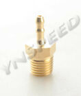 Brass 4mm Hose Barbs to 1/4" NPT Pipe Male Thread Fitting Adapter