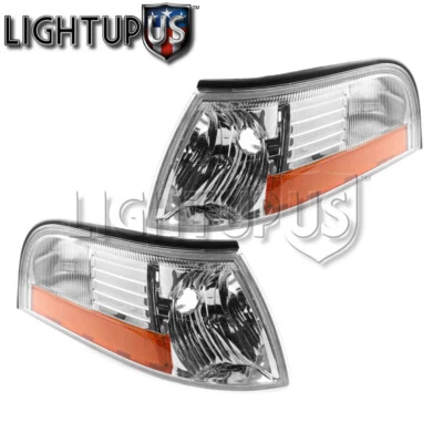 Left Right Pair Park Corner Signal Lights for 2003-2005 MERCURY GRAND MARQUIS Foto 1 de 2