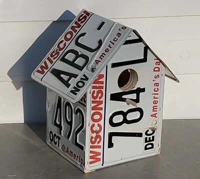 Wisconsin America's Dairyland matrícula casa de aves ~ envío rápido gratuito~ Foto 1 de 4