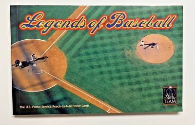 UX356a Legends of Baseball Complete Booklet Set of 20 Post Cards 6" X 4.25" 2000 - Image 1 of 2