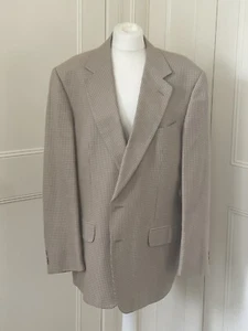 Mens Gucci wool and cashmere Check Jacket blazer Size 48” Chest Italian 52 - Picture 1 of 5