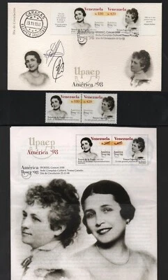 Venezuela: Scott 1608 + F.D.C signed, mint Nh VZ2775 - Image 1 of 2