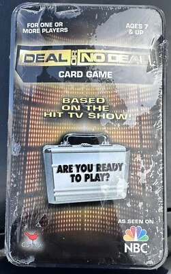 DEAL OR NO DEAL CARD GAME Cardinal 2006 New   - Image 1 of 3