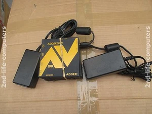 Adderlink ALAV100P 100 KVM SET PAIR A/V extender Transmitter + Receiver INCL PSU - Photo 1/2