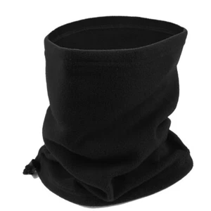 Black Neck Warmer Cycling Scarf - Picture 1 of 3