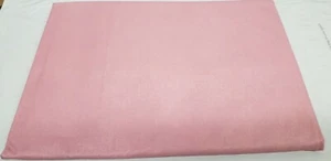 TOVAGLIA RETRO FLANELLA 52" x 70" oblunga (4-6 ppl) COLORE ROSA TINTA UNITA,ELEGANTE,RLP - Foto 1 di 6