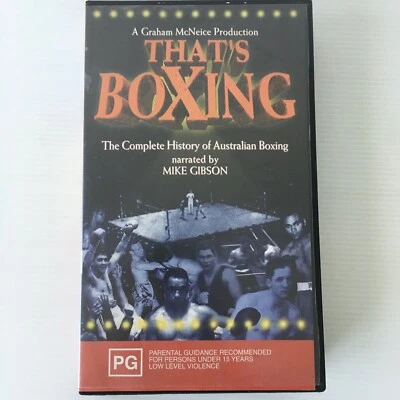 That’s Boxing VHS Narrated by Mike Gibson Rare Collectors Item - Image 1 of 4