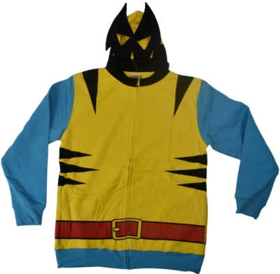 Disfraz de Wolverine de Marvel Comics para Hombres Juegos con disfraces Sudadera con Capucha con Ojos Abiertos Nuevo con Etiquetas M Foto 1 de 4
