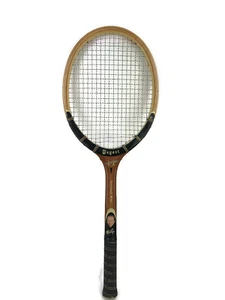 Vintage 1960s Regent Contender Tennis Racket Don Budge Picture Grand Slam Wooden - Picture 1 of 11