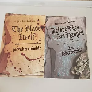 The First Law Trilogy Series: The First Law & The Second Law by Joe Abercrombie - Picture 1 of 10
