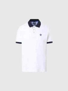 POLO uomo NORTH SAILS PIQUET POLO ESTATE Man 692418 70 € GRAPHIC WHITE 2023 - Imagen 1 de 7