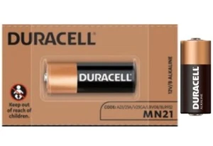 1 x Duracell Mini Batterie 12Volt Alkaline LR 23AE MN21 V23 A23S A23G Alarm Cell - Bild 1 von 1