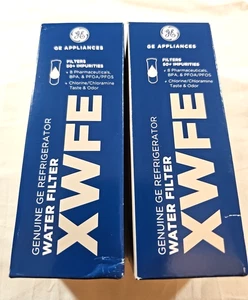 (2-Pack) OEM GE XWFE Refrigerator Water Filter No Chip. - Picture 1 of 4